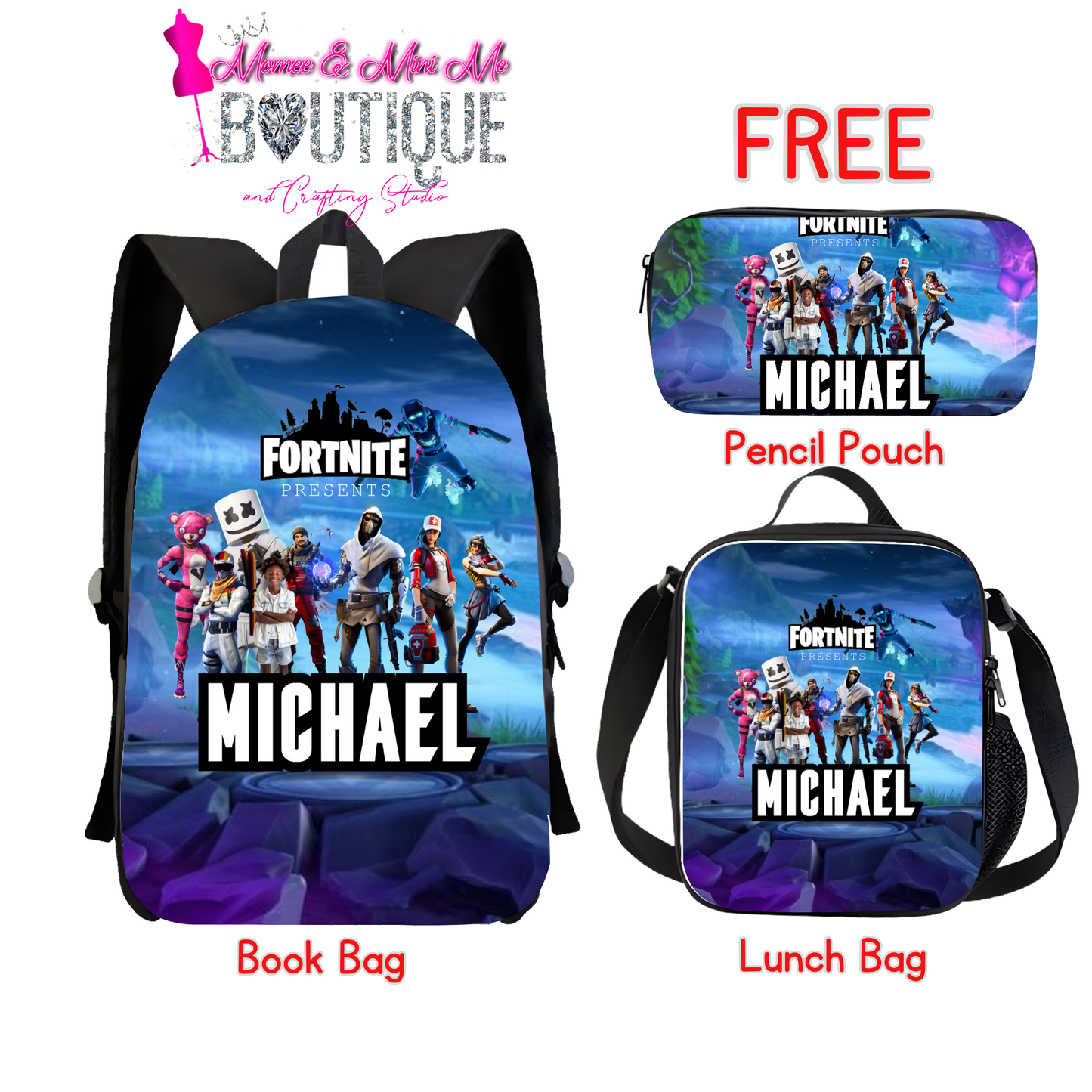 Custom Book Bag Sets